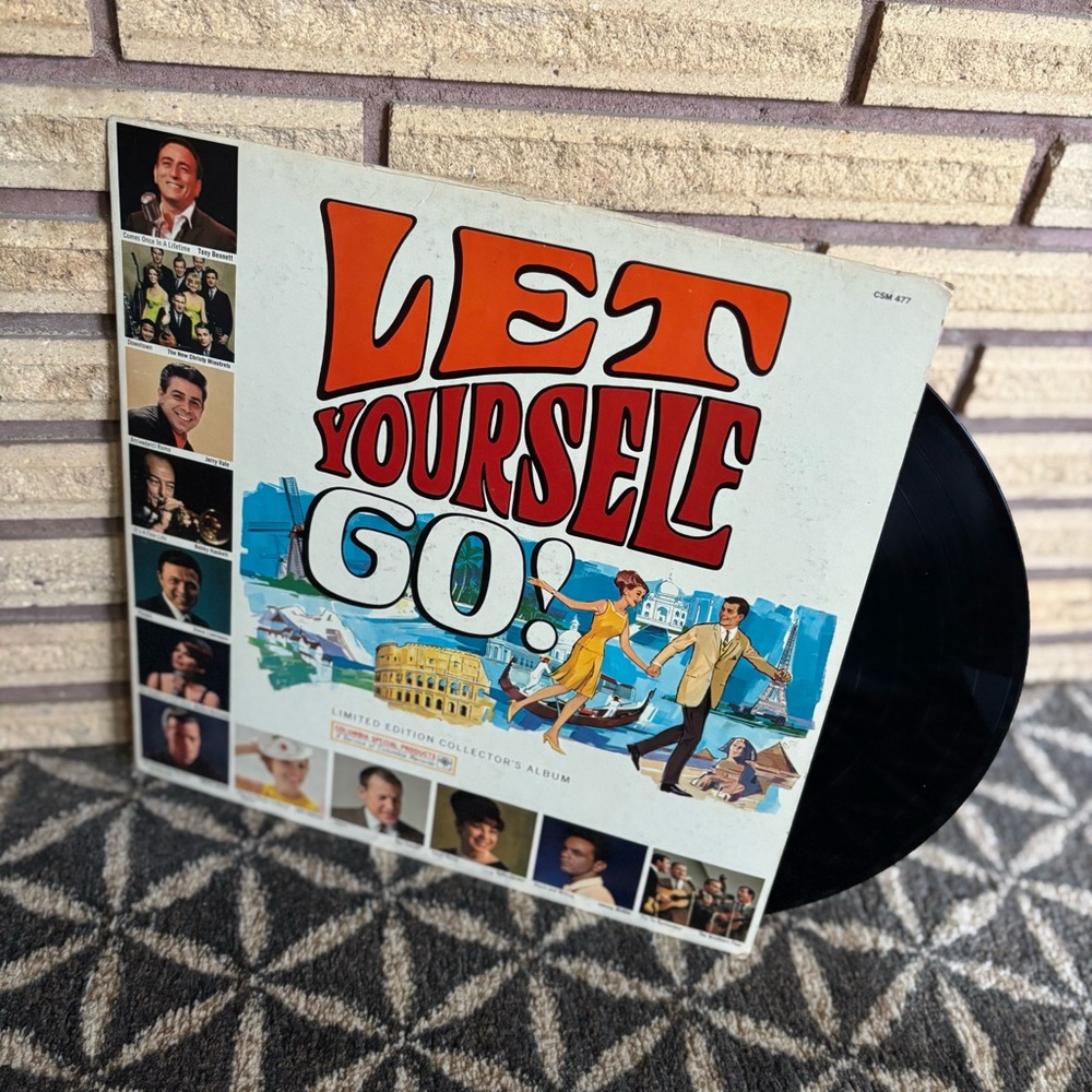 60's "Let Yourself Go!" Record - 60's Compilation Album - Various Artists Music